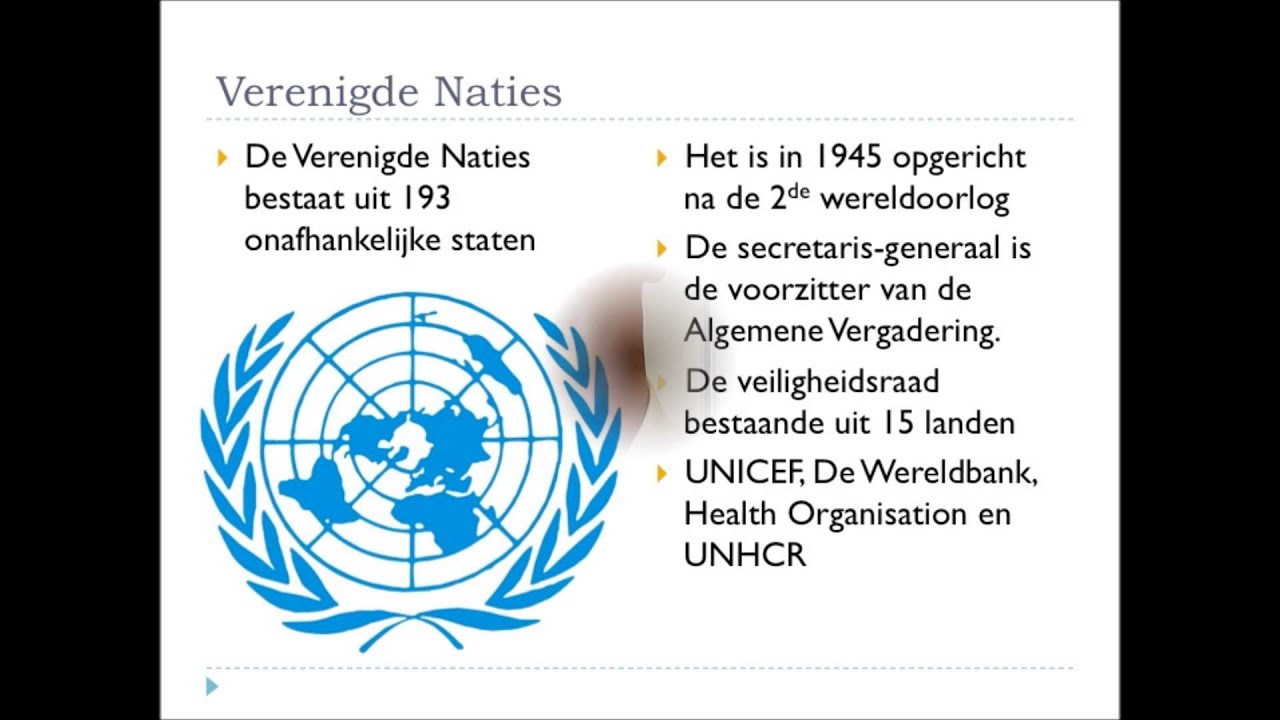 Filmpje 2: De Europese Unie en de Verenigde Naties - YouTube