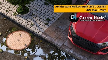 3ds Max Vray Walkthrough | Light Animation | Live Classes
