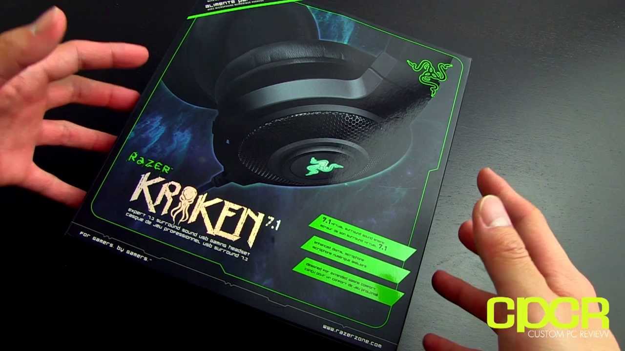 Razer Kraken 7.1 Surround Gaming Headset Unboxing + Written Review