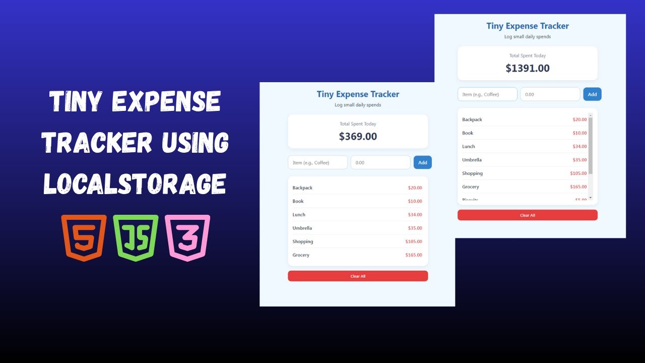 Build a Budget Tracker in 15 Minutes (HTML, CSS, JavaScript Tutorial ...