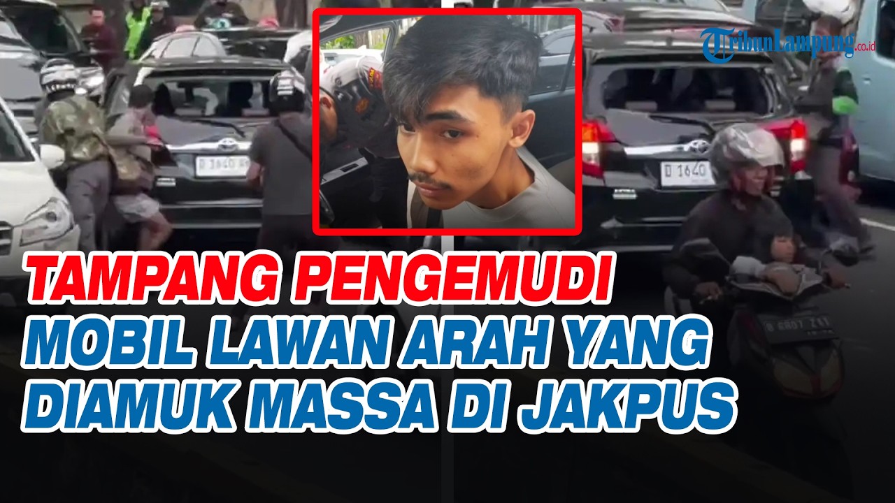 Tampang Pengemudi Mobil Lawan Arah yang Diamuk Massa di Jakpus