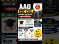 SSC CGL AAO Qualification &amp; Selection Process🔥
