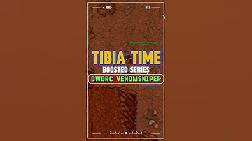 Tibia Time Boosted Series: Dworc Venonsniper! #tibia #gaming #shorts