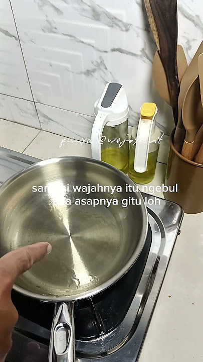 Kapok masak lengket pakai wajan stainless steel? Beda cerita kalau Wajan stainless Supra 20cm 304