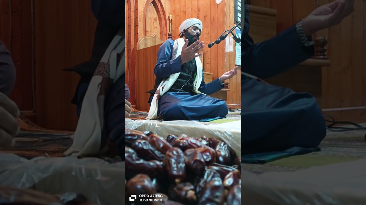 NOOR WALO BAR CHE MECHRAV KASHMIRI NAAT BY MOULANA AIJAZ HYDARI SAHAB #BEAUTIFUL