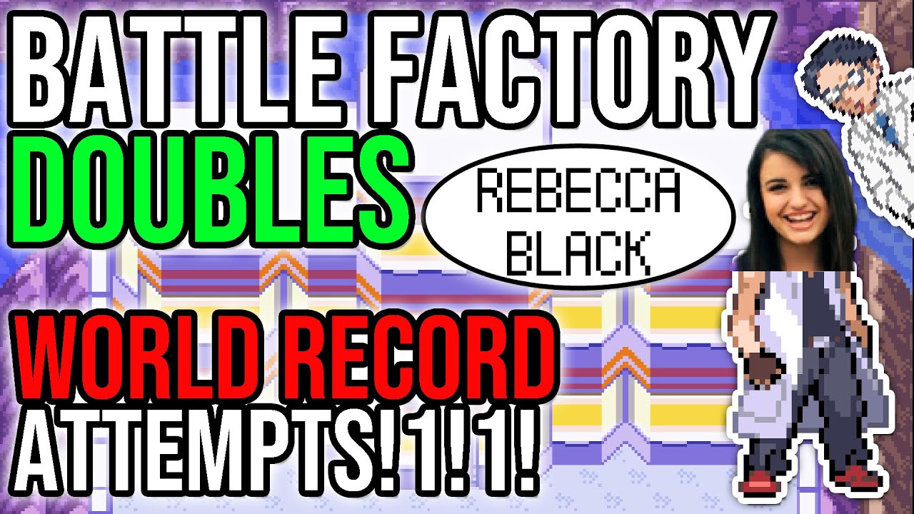Pokemon Emerald Battle Factory World Record Attempts DOUBLES! GOTTA GET ...