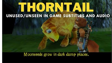 Dinosaur Planet - Thorntail unused/unseen in game subtitles and audio