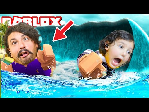 FELAKET TSUNAMİ GELİYOR! YÜSRA İLE TSUNAMİDEN KAÇIYORUZ 🌊 Roblox Tsunami Disaster Survival