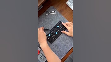  Foldable Bluetooth Keyboard, Pocket Size Portable Mini BT Wireless Keyboard