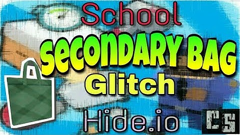 Hide.io Glitch Secondary Bag