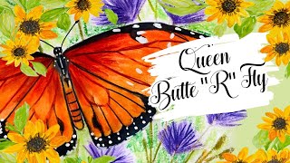 Queen Butterfly drawing_May 20, 2024