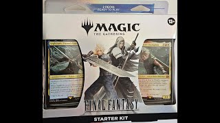 Unboxing Starter kit Final Fantasy - Magic the Gathering (Sephiroth x Cloud)