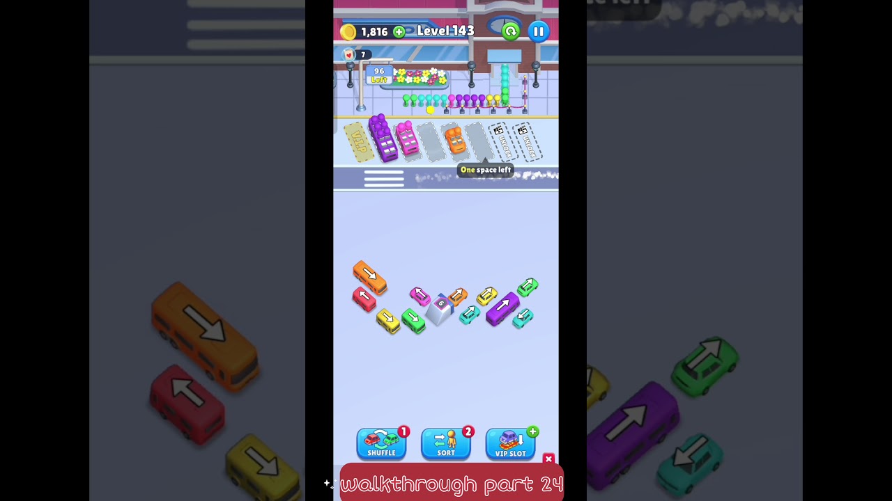 Bus craze walkthrough part 24 #gamingshorts #gamingshorts