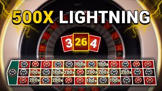 I HIT A 500X MAX WIN ON LIGHTNING ROULETTE!