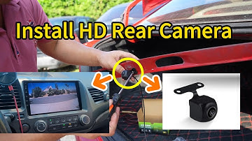 How to Install Backup Camera on Dasaita Linux Head Unit | Honda Civic 2007 2011