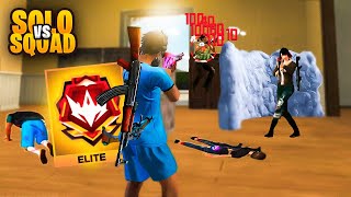 ALCANÇANDO A LIGA ELITE NO PURO RUSHADÃO SOLO VS SQUAD!! FREE FIRE