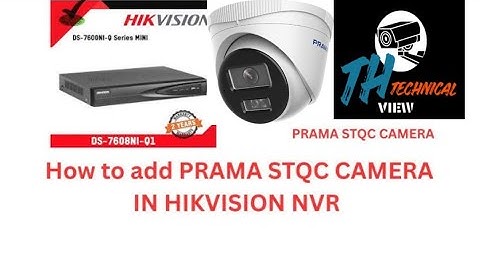 How To Add Prama STQC Camera In Hikvision NVR By Onvif #cctv #hikvision