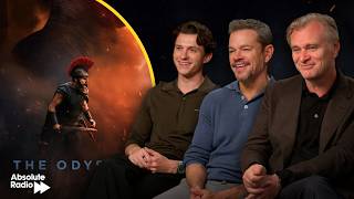 Christopher Nolan, Tom Holland & Matt Damon on The Odyssey ⚔️🎬