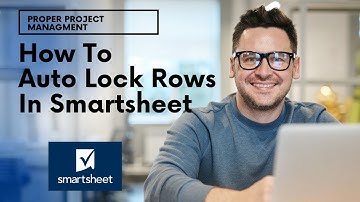 How To Auto Lock Rows In Smartsheet...