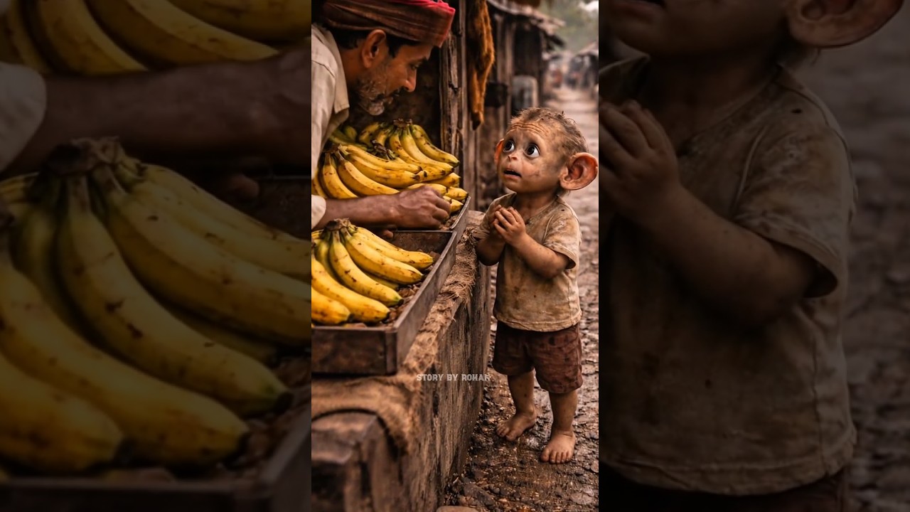 "A Poor Monkey Finally Eats Jalebi ❤️ | Emotional Video 