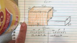 Drawing and decomposing rectangular prisms
