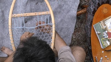 Snowshoe Weaving Part 7: Finishing the Body