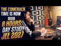 Study With Me for 8 Hours ⏳ | Day 1 | Pomodoro + Deep Focus 🔥/ slot -2 #9010pomodorostudywithme
