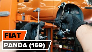 Ako vymeniť Tyč stabilizátora na FIAT PANDA (169) - video sprievodca