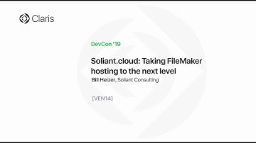 Soliant.cloud: Taking FileMaker hosting to the next level [VEN14]