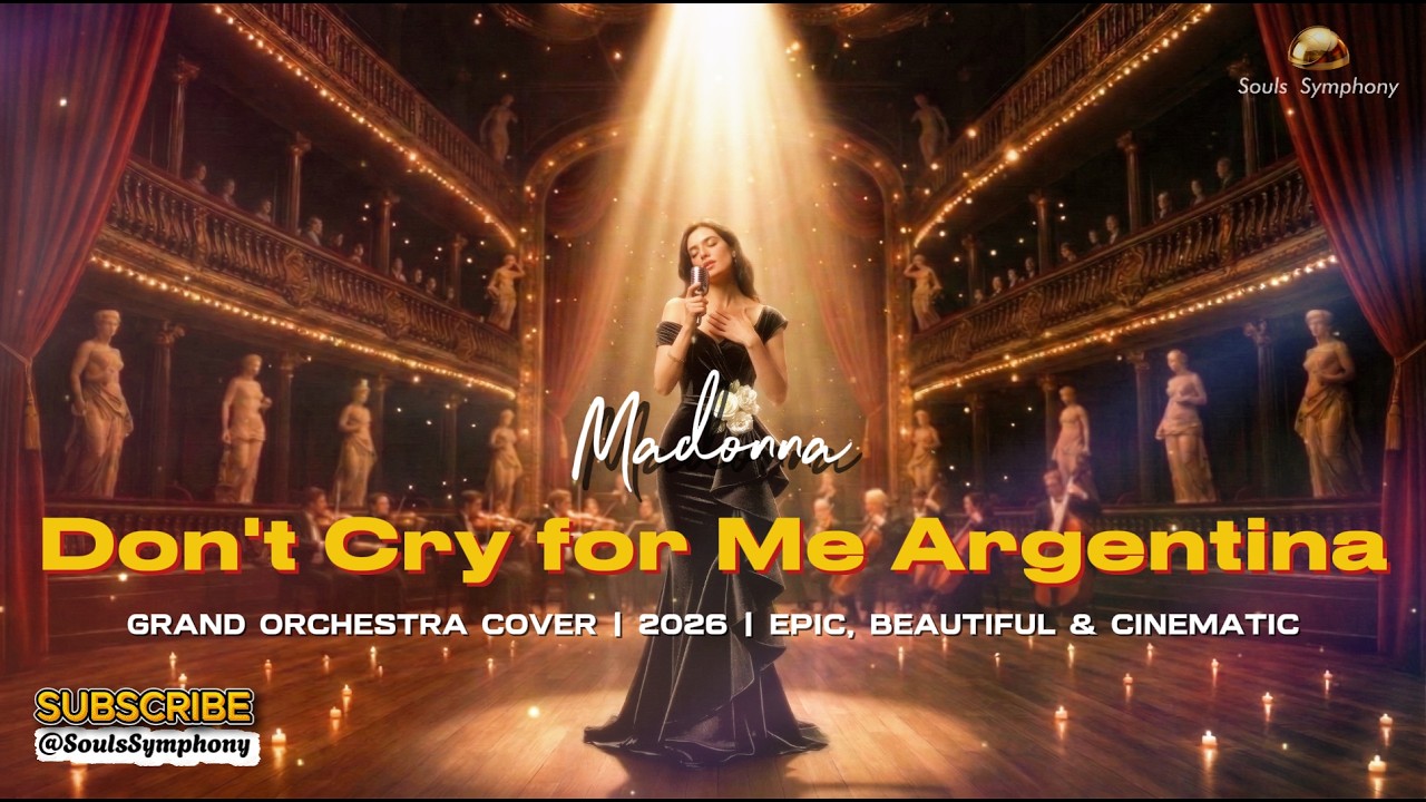 MADONNA - DON'T CRY FOR ME ARGENTINA | Intimate Cinematic Memory Orchestra (COVER)