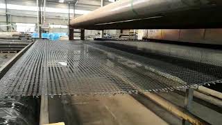 Polyester Gegorid, Fiberglasss Geogrid final process before finish