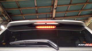 スズキ アルトワークス HA36S スズキ純正LEDハイマウントストップランプ 流用 点灯確認