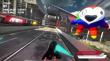 WIPEOUT oméga collection speedlap ROCKWAY STADIUM A class AG-System proto - 2