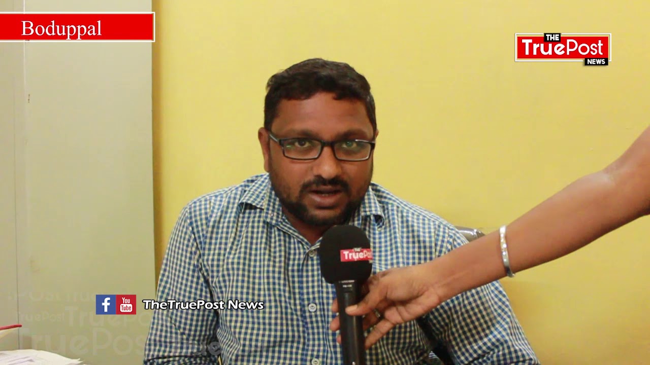 Bramha Reddy DGM HMWS &SB on Drinking Water Problems in Boduppal