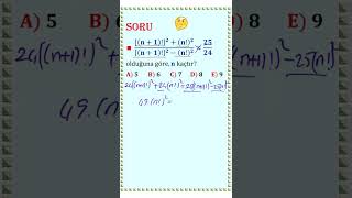 Faktöriyel Denklem Çözme 10 Numara Soru