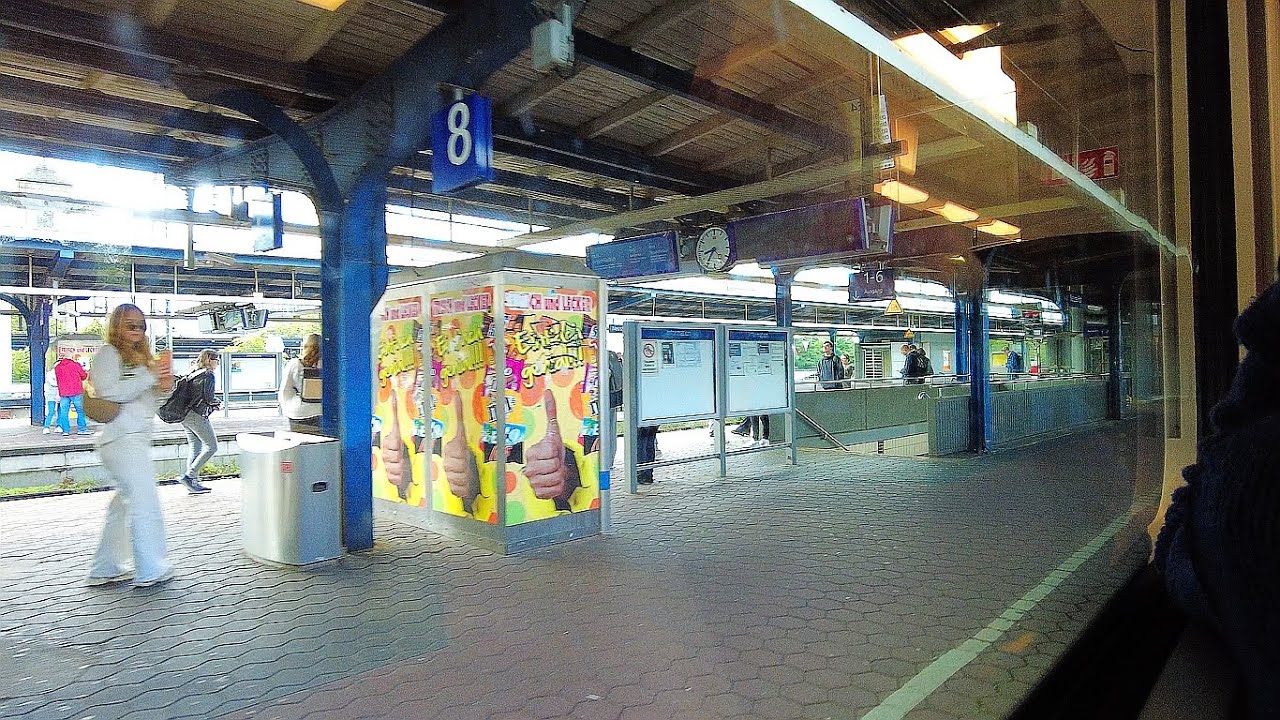 Train travel in Germany is always nice! Der Rhein Ruhr Express.RE4 Düsseldorf  Aachen 09 08 2023