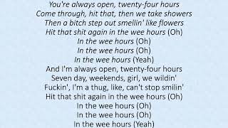 Download Lagu The Dream - Wee Hours ft. Jhene Aiko (lyrics) MP3