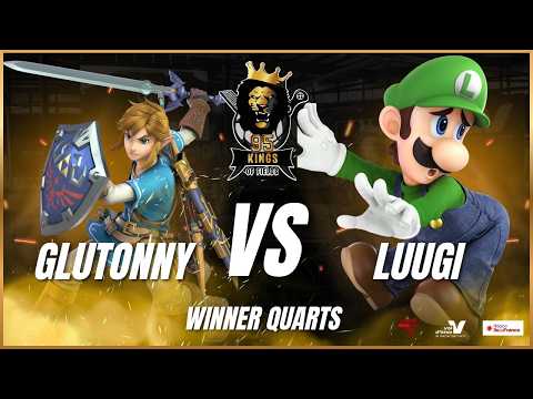 GLUTONNY (LINK) VS LUUGI (LUIGI) | SSBU - 95 KINGS OF FIELDS #6 - WINNER QUARTS