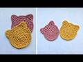 Cat Coaster Crochet Pattern - Easy Crochet Gift Idea