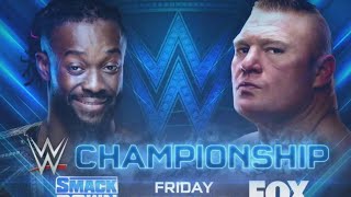 WWE SmackDown October 4 2019 Brock Lesnar Vs Kofi Kingston