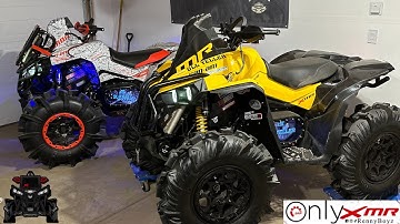 QSC Rev-X Primary And STM Secondary With The AM Customize Clutch Cover On Renegade XMR 1000s