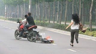 街头惊魂 女孩子出门一定要小心!【一线 20171008】
