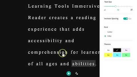 Immersive Reader in the Classroom