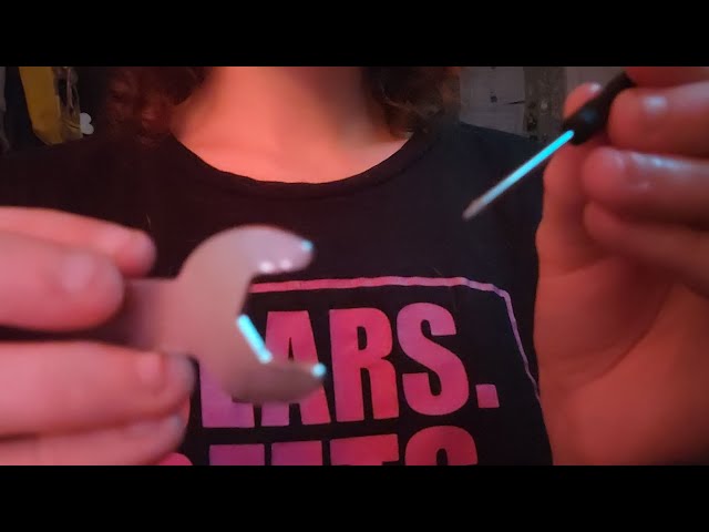 lofi asmr inspection (soft spoken, metal sounds)