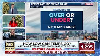 FOX Weather Meteorologists Stephen Morgan, Marissa Torres & Haley Meier battle it out in a new game