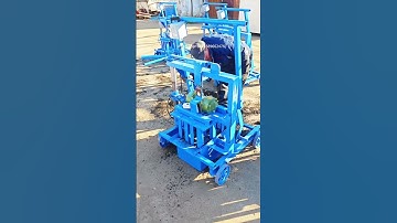 Concrete block laying machine 6 inch hollow block making machine mobile block maker China factory