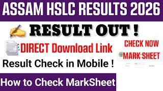 Assam Hslc Result 2026🔴 | Assam Hslc Result date 2026 | How to check HSLC Result 2026 screenshot 3