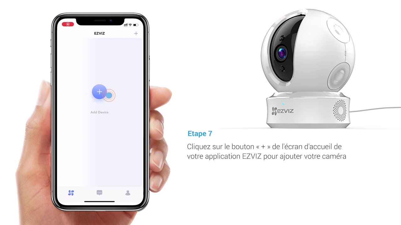 EZVIZ C6N Caméra Surveillance WiFi Intérieure 10…