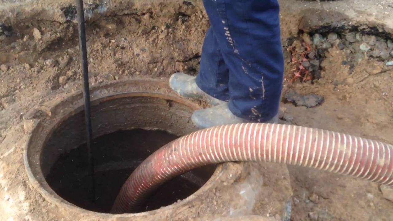 Чистка канализации мегастрой Казань - YouTube