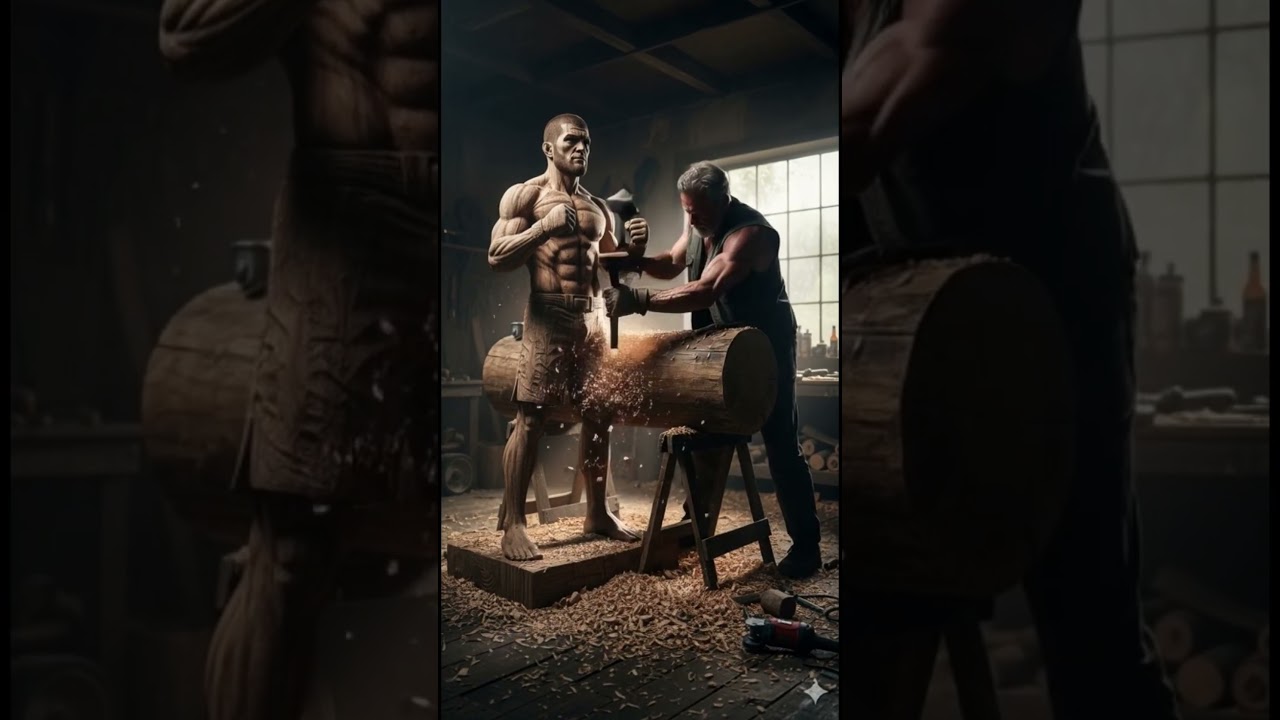 Khabib Nurmagomedov Wooden Statue 😱🐐